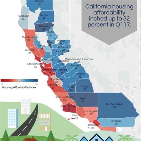 what is most affordable housing area of california